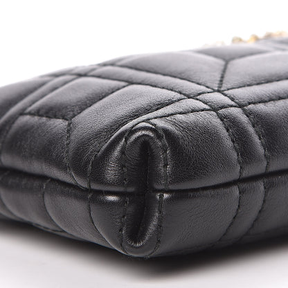Gucci Calfskin Matelasse Mini Pearly GG Marmont Chain Bag Black 5 of 14