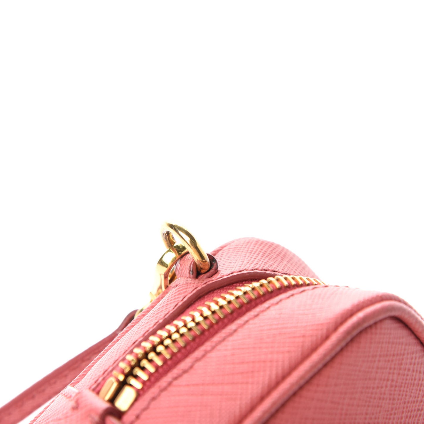 Saffiano Lux Mini Camera Crossbody Bag Bruyere