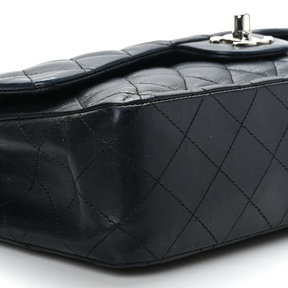 Chanel Lambskin Quilted Medium Double Flap Bijoux Chain Black 8 of 9