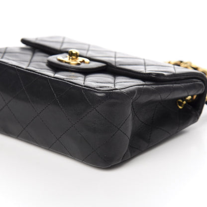 Chanel Lambskin Quilted Mini Square Flap Black 10 of 12
