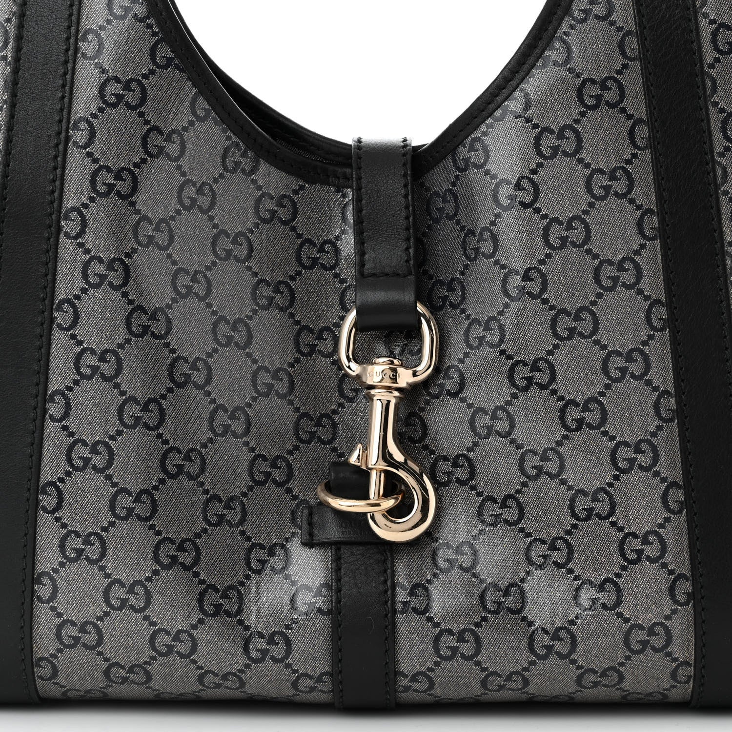 Gucci Crystal Monogram Medium Joy Shoulder Bag Black 8 of 11
