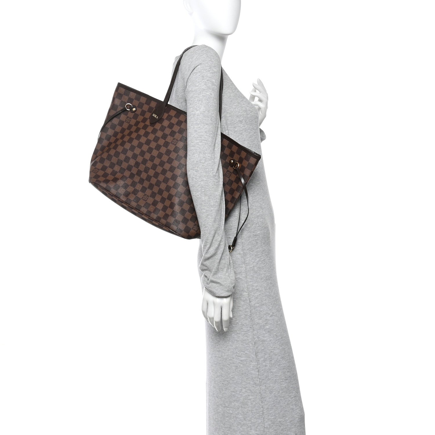 Louis Vuitton Damier Ebene Neverfull MM 2 of 9