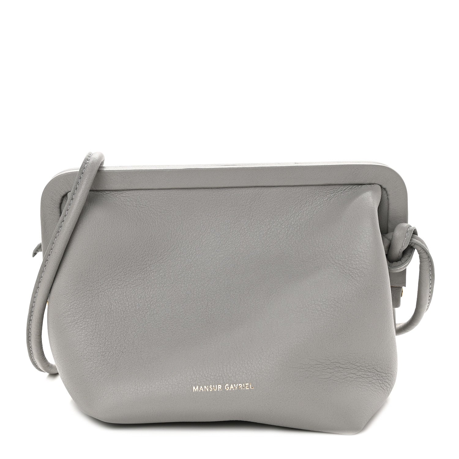 Mansur Gavriel Lambskin Mini Bloom Shoulder Bag Gray 1 of 9