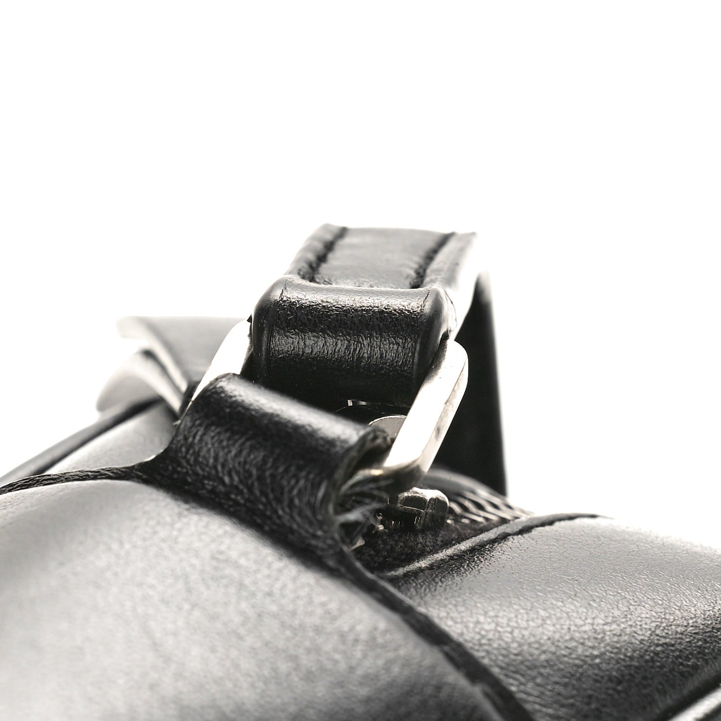 Calfskin Matelasse Monogram Lou Camera Bag Black