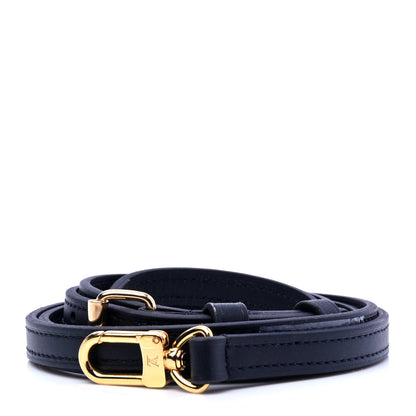 Louis Vuitton Calfskin Adjustable Shoulder Strap Black 1 of 5
