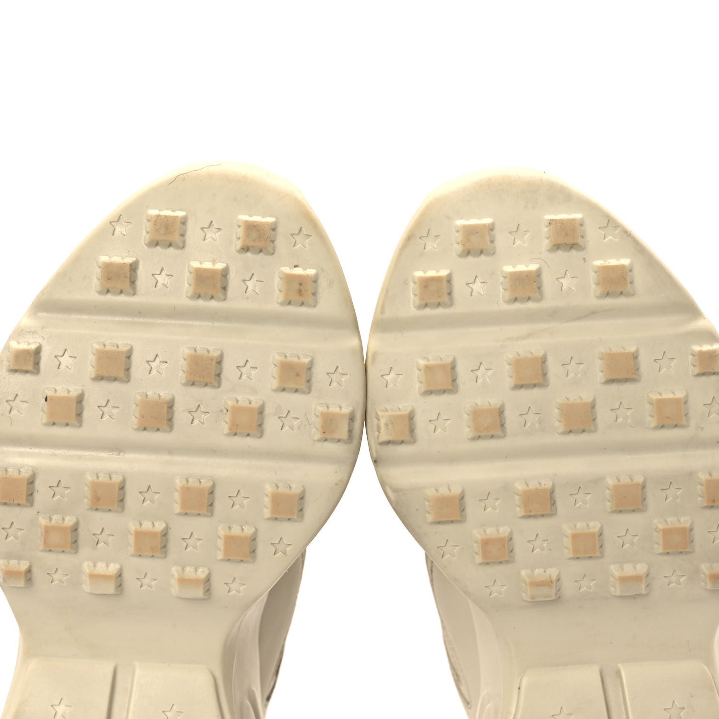 Calfskin Logo Womens Rhyton Sneakers 36.5 Ivory