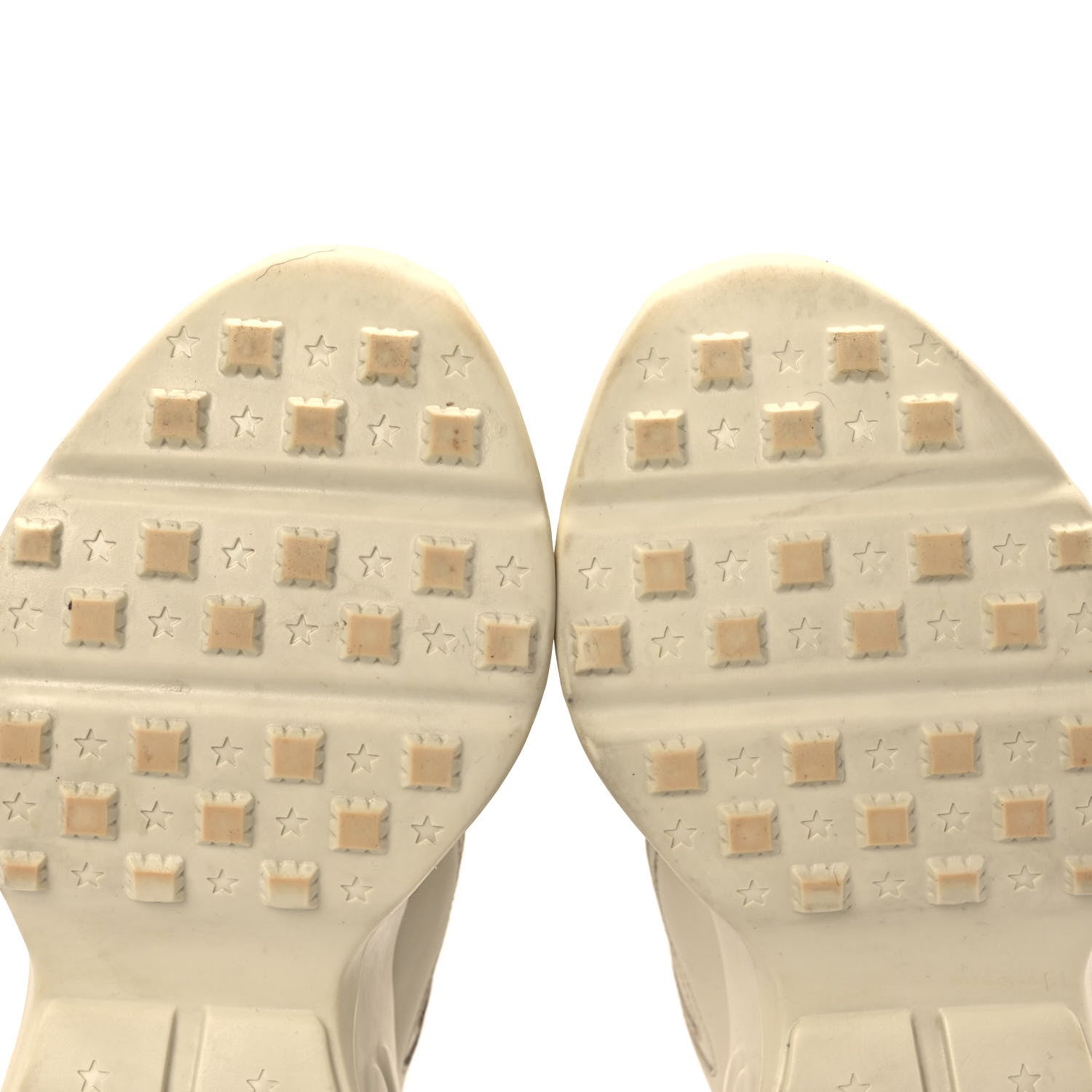 Gucci Calfskin Logo Womens Rhyton Sneakers 36.5 Ivory 8 of 8
