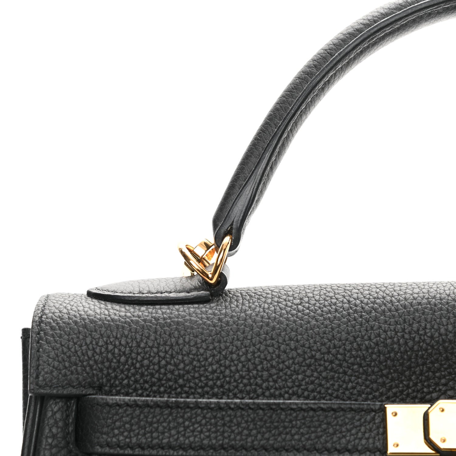 Hermes Togo Kelly Retourne 32 Black 15 of 17