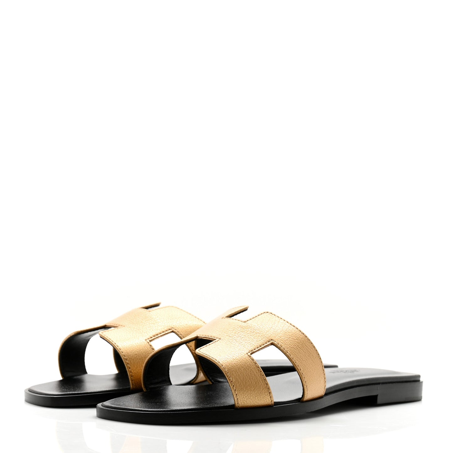 Metallic Chevre Oran Sandals 37.5 Dore