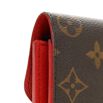 Louis Vuitton Monogram Bloom Flower Emilie Wallet Coquelicot 8 of 8