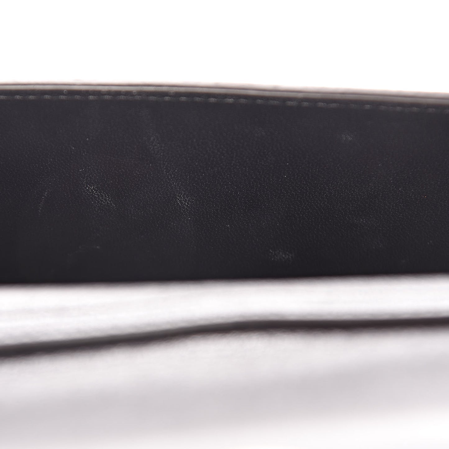 Calfskin Small Nile Bracelet Minaudiere Bag Black