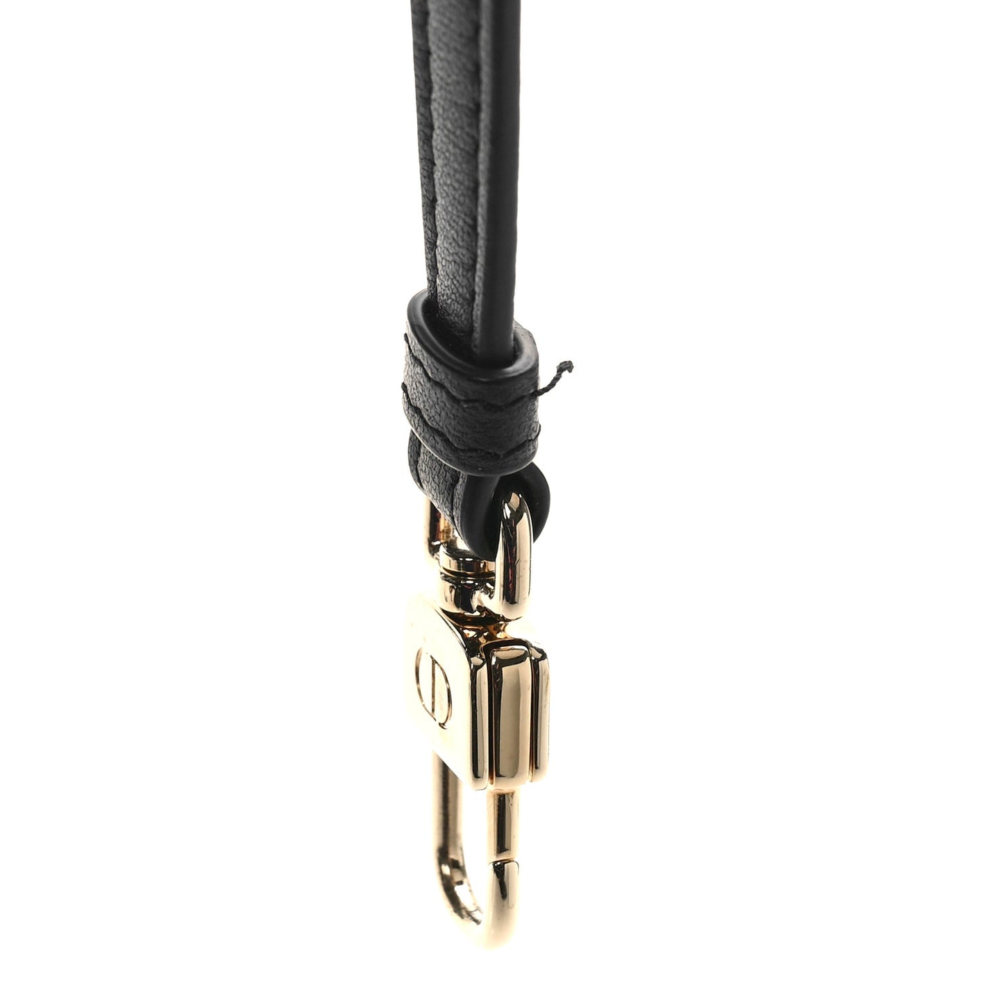 Lambskin Cannage Micro Lady Dior Vanity Case Black