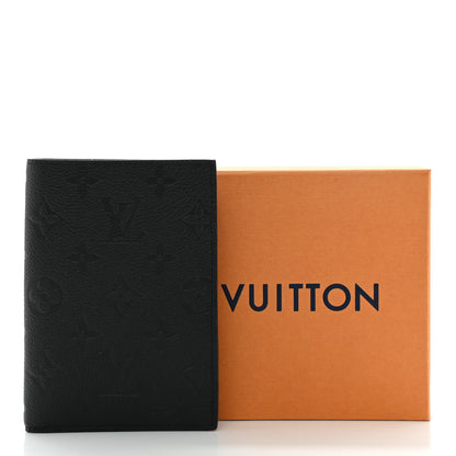 Louis Vuitton Empreinte Monogram Passport Cover Black 7 of 7