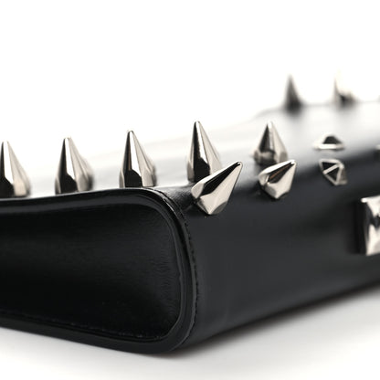 Alexander McQueen Calfskin Skull Four RIng Zip Pouch Black 8 of 9