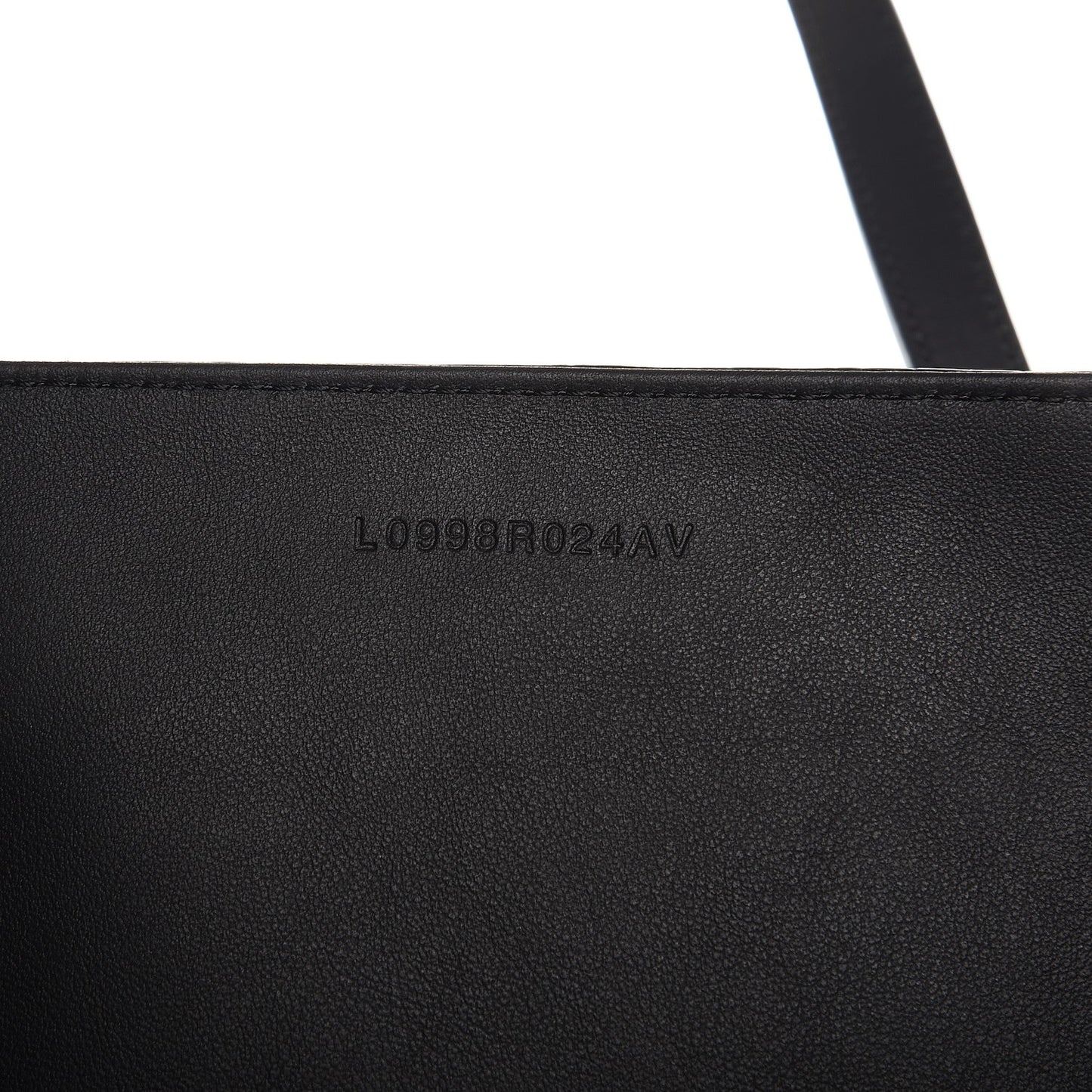 Laminated Calfskin Medium T Tote Anthracite