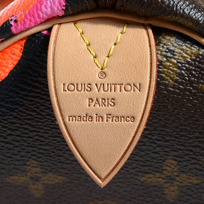 Louis Vuitton Monogram Roses Speedy 30 6 of 7