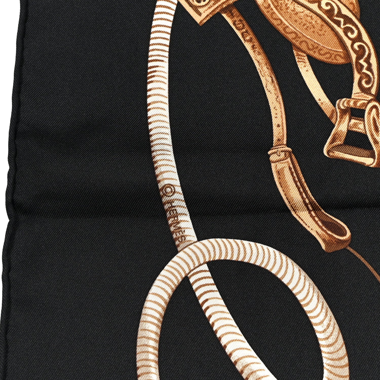 Hermes Silk Les Mustangs Scarf 90 4 of 5