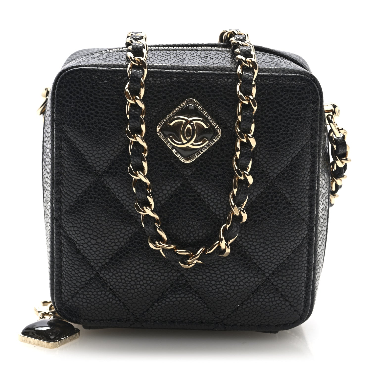 Chanel Caviar Quilted Clutch With Chain Black 1 of 10