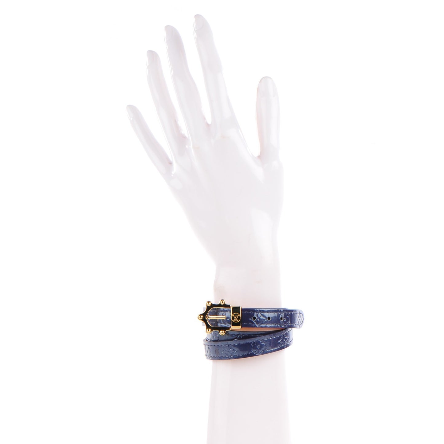 Vernis Triple Tour Bracelet Indigo