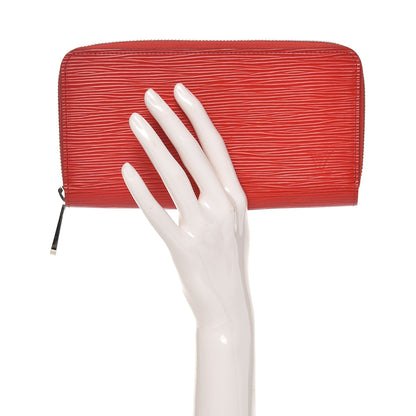 Louis Vuitton Epi Zippy Wallet Coquelicot 2 of 8