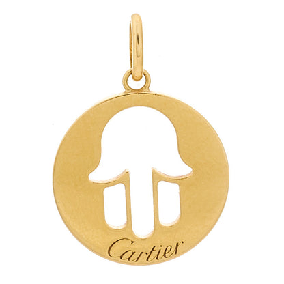 Cartier 18K Yellow Gold Hamsa Charm 1 of 3