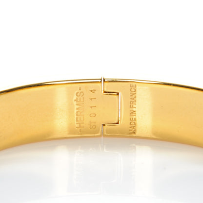 Hermes Enamel Narrow Clic Clac H Bracelet PM Black 4 of 6