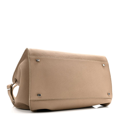 The Row Matte Grained Calfskin Soft Margaux 15 Dark Taupe 4 of 10