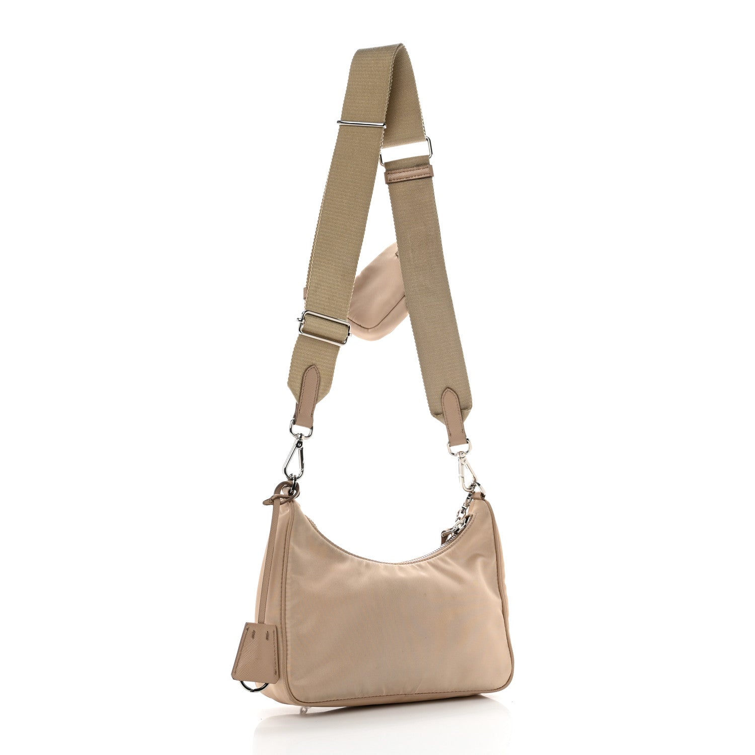 Prada Nylon Re-Edition 2005 Shoulder Bag Deserto 3 of 16