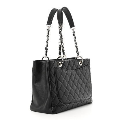 Chanel Caviar Quilted Grand Shopping Tote GST Black 3 of 13
