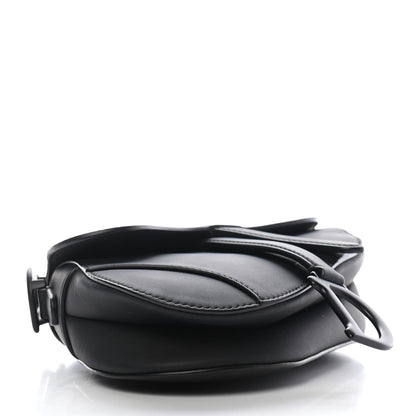 Christian Dior Ultra Matte Calfskin Mini Saddle Bag Black 4 of 9