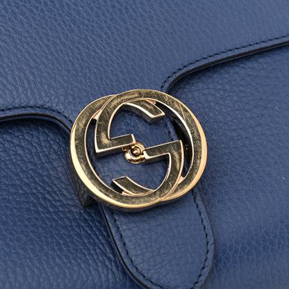 Gucci Dollar Calfskin Interlocking G Top Handle Shoulder Bag Caspian 11 of 11