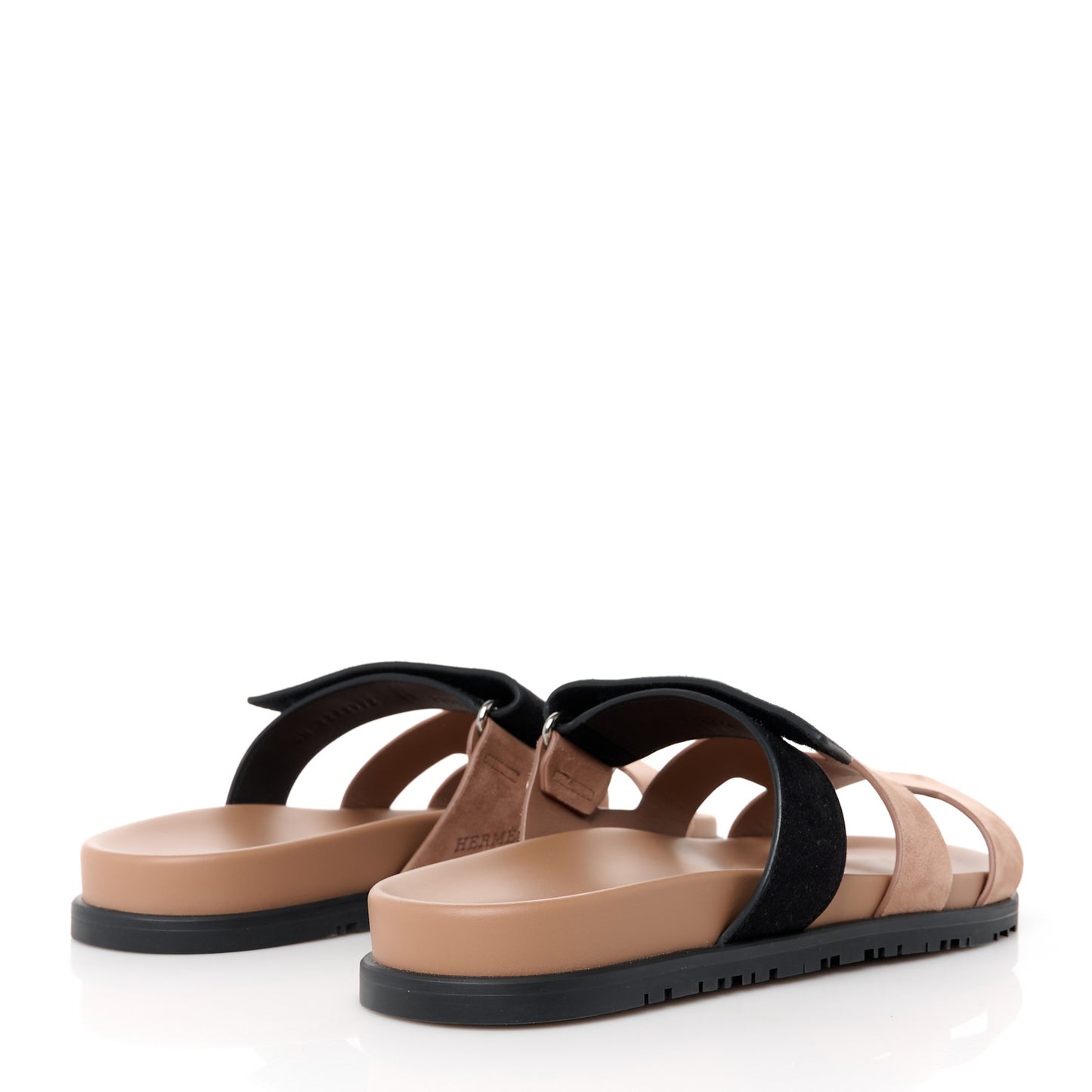 Suede Goatskin Womens Chypre Sandals 41 Rose Perle Black