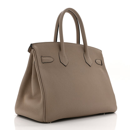 Hermes Togo Birkin 30 Gris Tourterelle 3 of 10