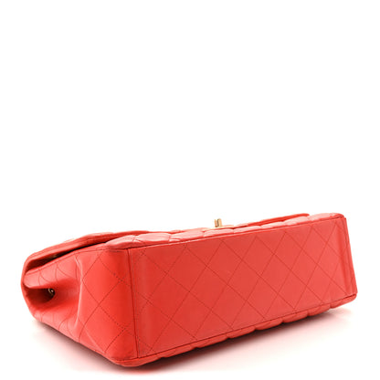 Chanel Lambskin Quilted Maxi Single Flap Red 4 of 15