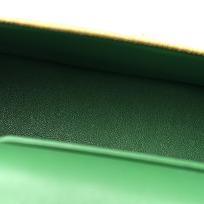 Chanel Calfskin Crocodile Embossed Crococo Exoticoco Vanity With Chain Emerald 5 of 11