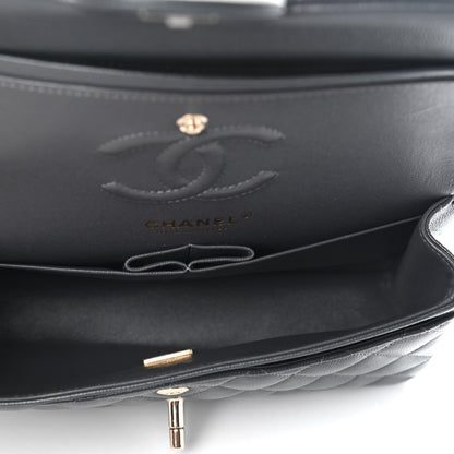 Chanel Caviar Quilted Small Double Flap Dark Grey 4 of 8