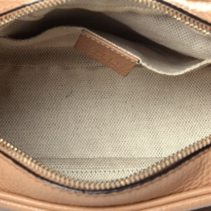 Gucci Pebbled Calfskin Small Soho Disco Bag Rose Beige 5 of 9