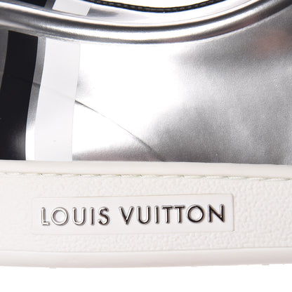 Louis Vuitton Patent Spaceship Sneakers 38.5 Silver 12 of 12