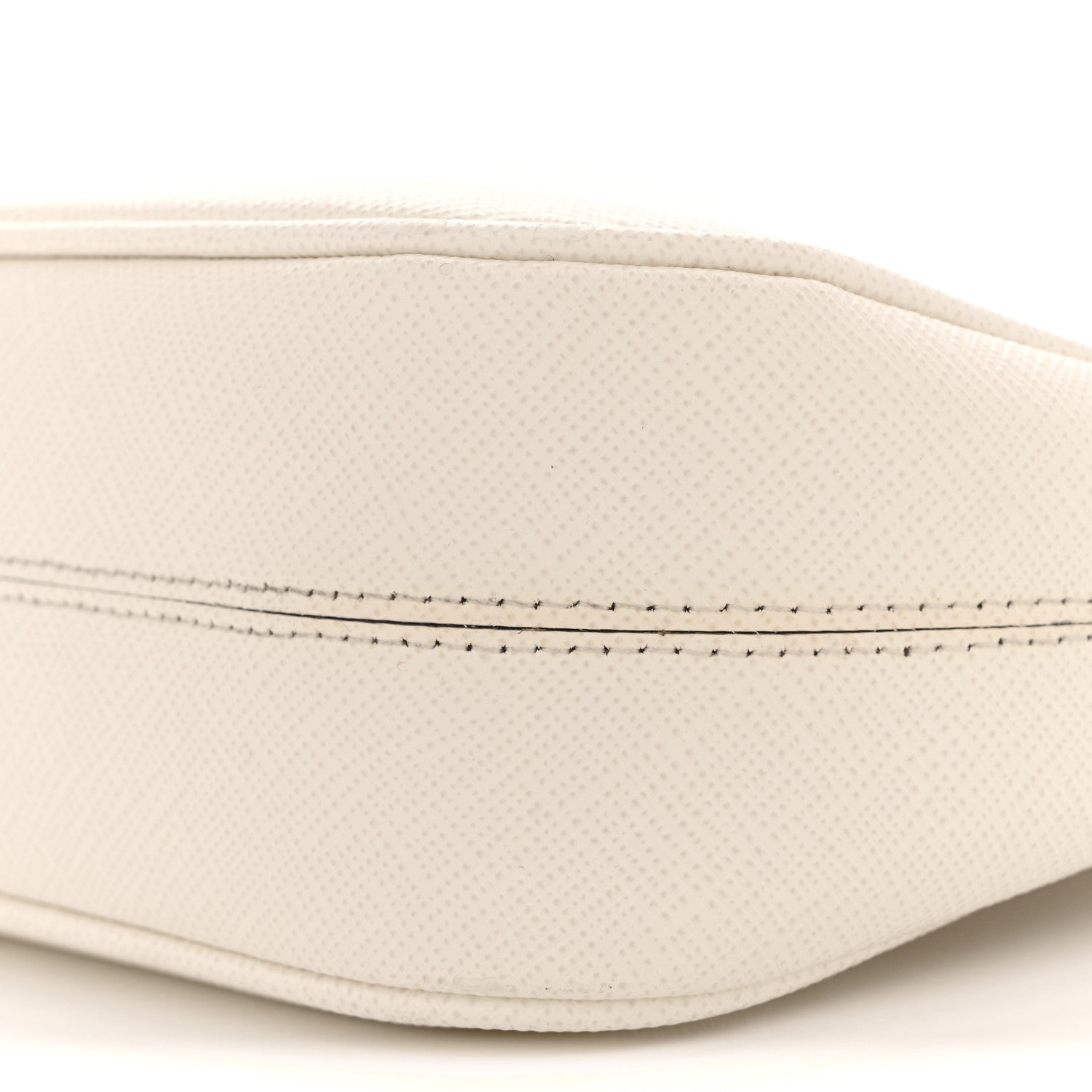 Prada Saffiano Lux Mini Re-Edition Shoulder Bag White 10 of 11