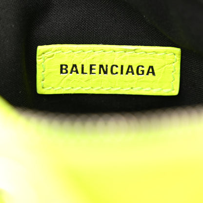 Balenciaga Agneau Arena Le Cagole Crossbody Bag Fluo Yellow 7 of 11