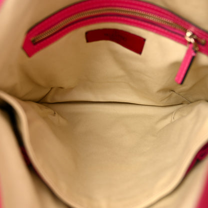 Valentino Garavani Vitello Small Rockstud Hobo Pop Fuxia 5 of 9