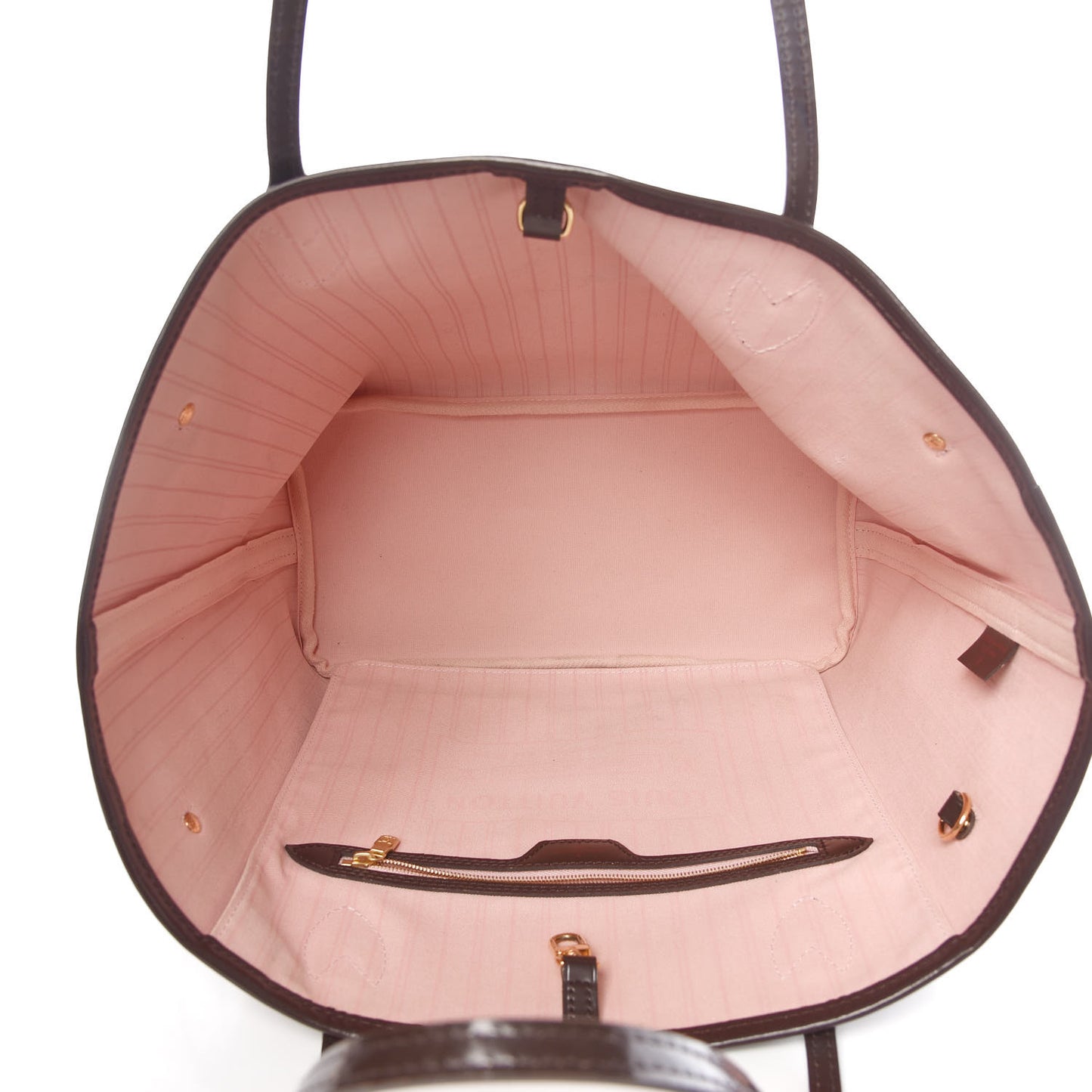 Damier Ebene Neo Neverfull MM Rose Ballerine