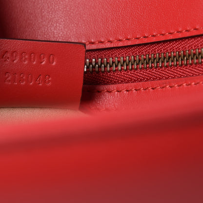 Gucci Calfskin Matelasse Large GG Marmont Shoulder Bag Hibiscus Red 7 of 10