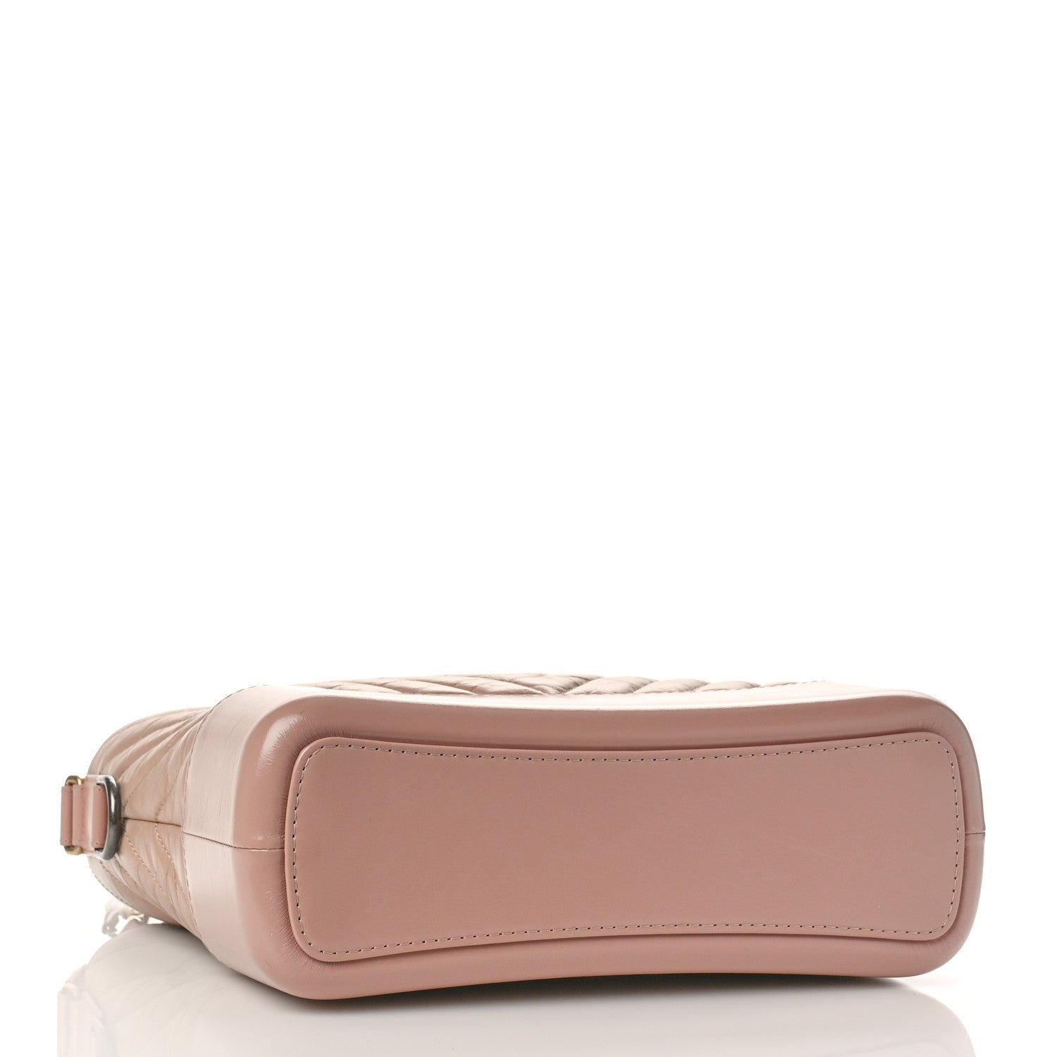 Chanel Aged Calfskin Chevron Quilted Medium Gabrielle Hobo Pink 4 of 9