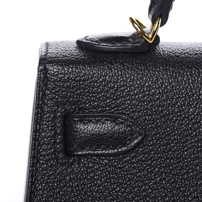 Hermes Chevre Mysore Mini Kelly Sellier 20 Black 22 of 25