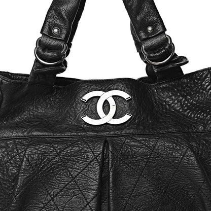 Chanel Distressed Lambskin Le Marais Tote Black 13 of 13