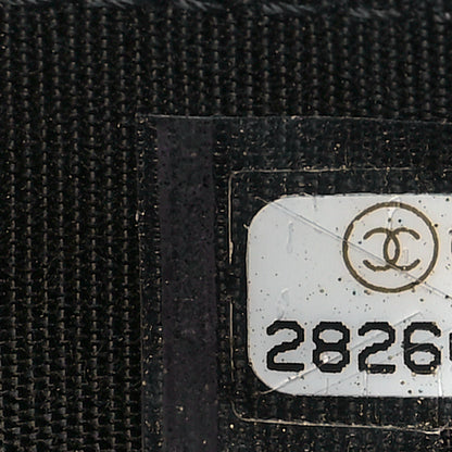 Chanel Lambskin Quilted Front Pocket Clutch With Chain Black 7 of 11