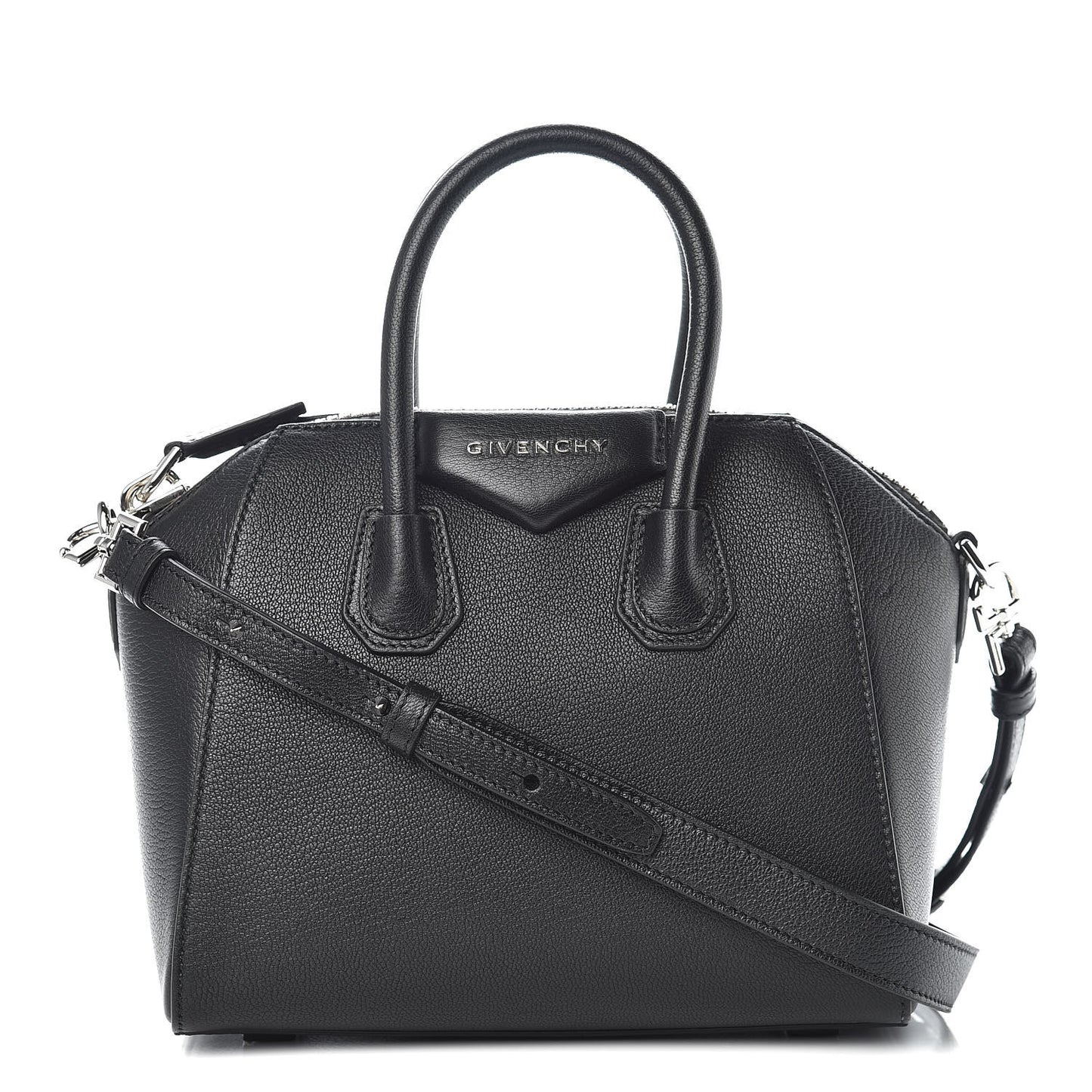 Sugar Goatskin Mini Antigona Black