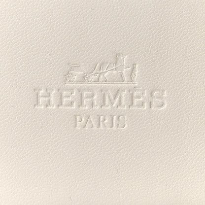 Hermes Calfskin Miss Sandals 37.5 White 8 of 9