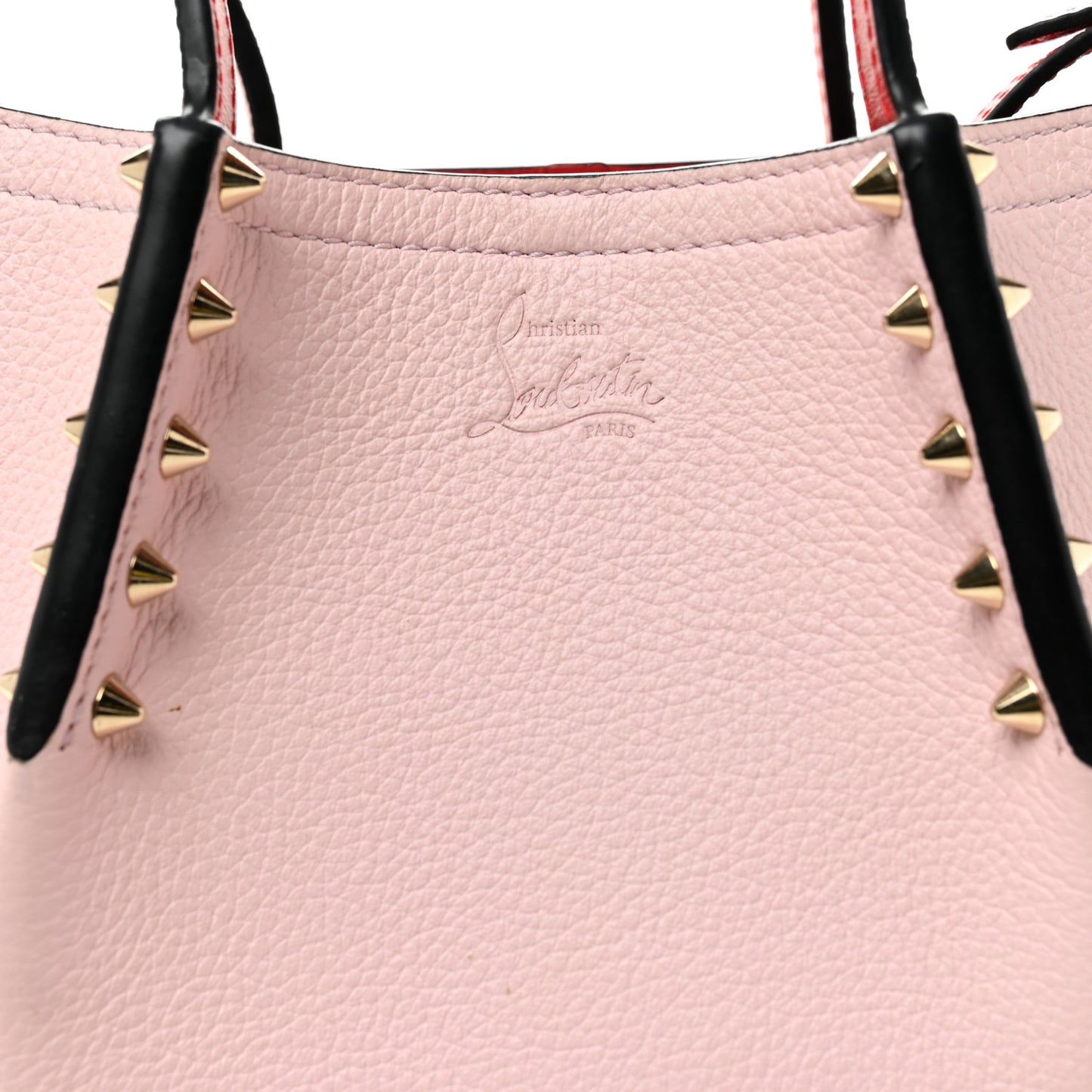 Calfskin Empire Spiked Mini Cabarock Shopper Tote Poupee